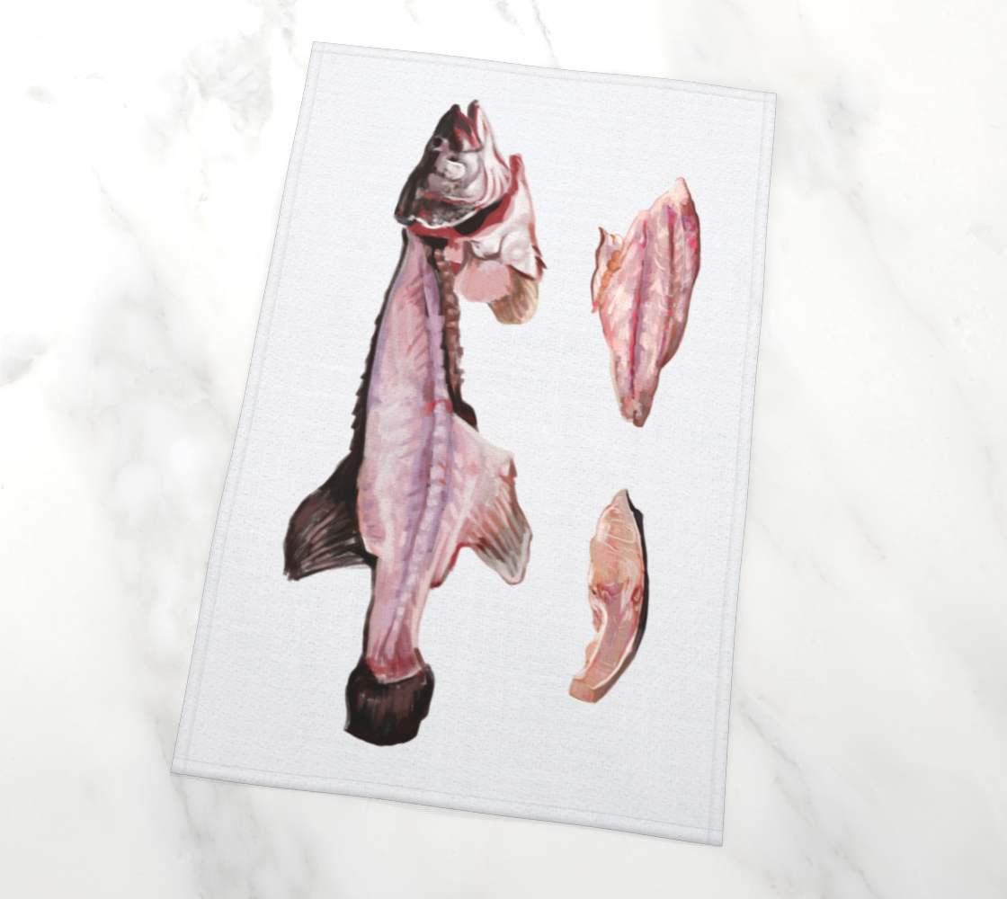 Fish Fillet Tea Towel