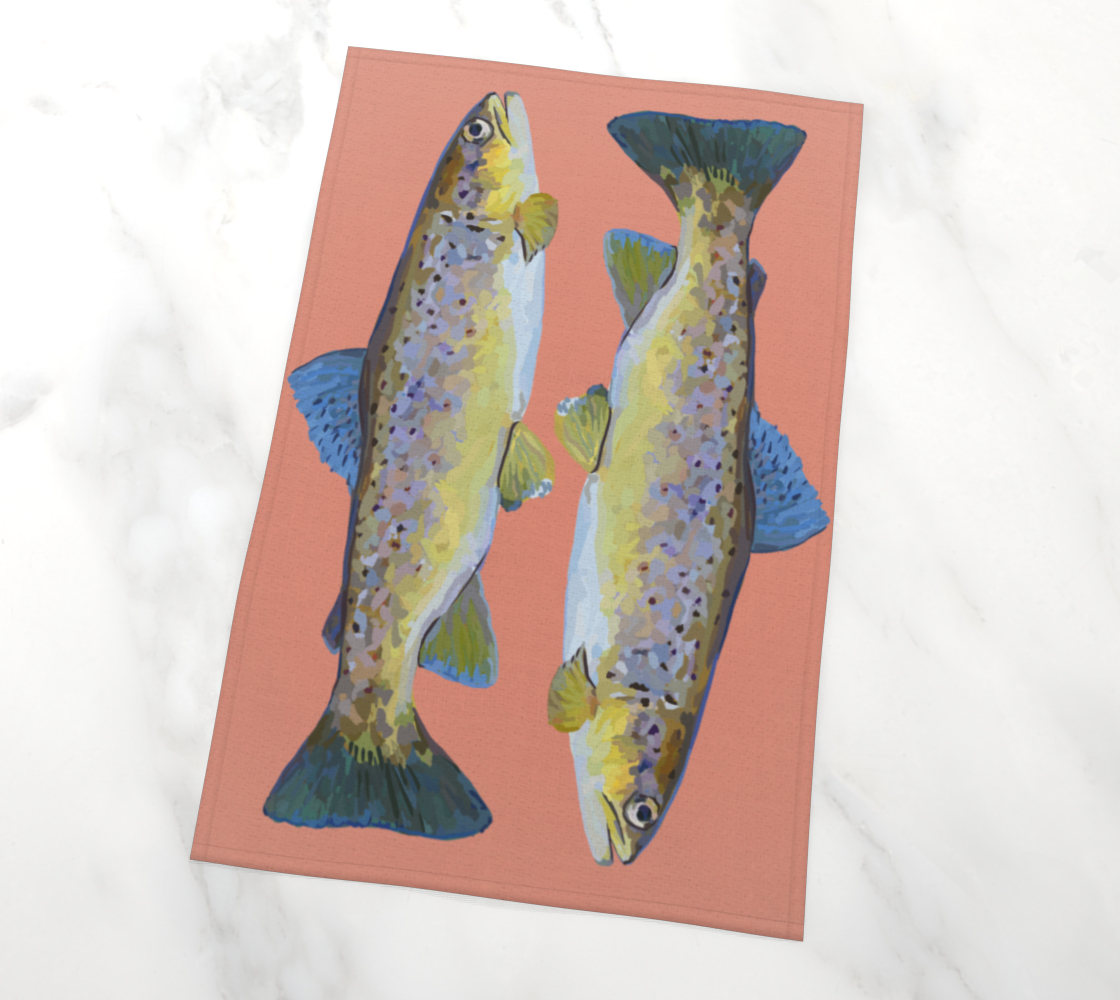 Fishy Tea Towel