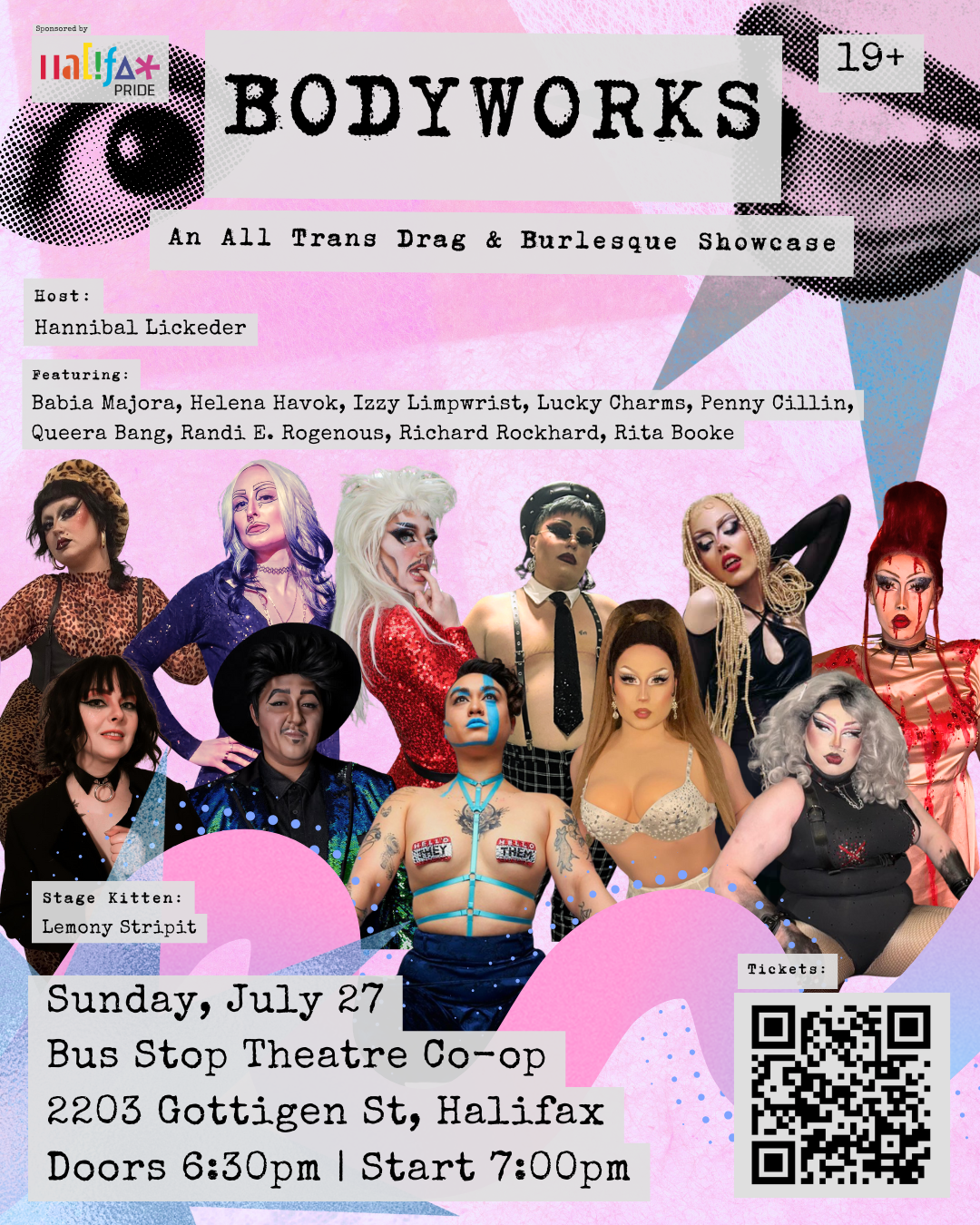 Bodyworks General Admission Ticket